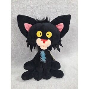 MerryMakers Bad Kitty 11" Plush Black Cat Stuffed Animal Toy w/Tag Halloween